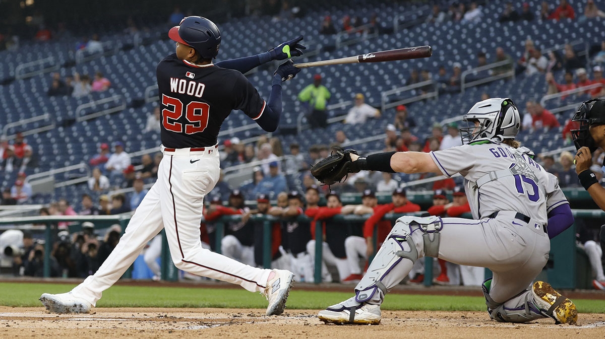 Nationals' James Wood breaks 50 RBIs with 2-run blast vs. Rockies