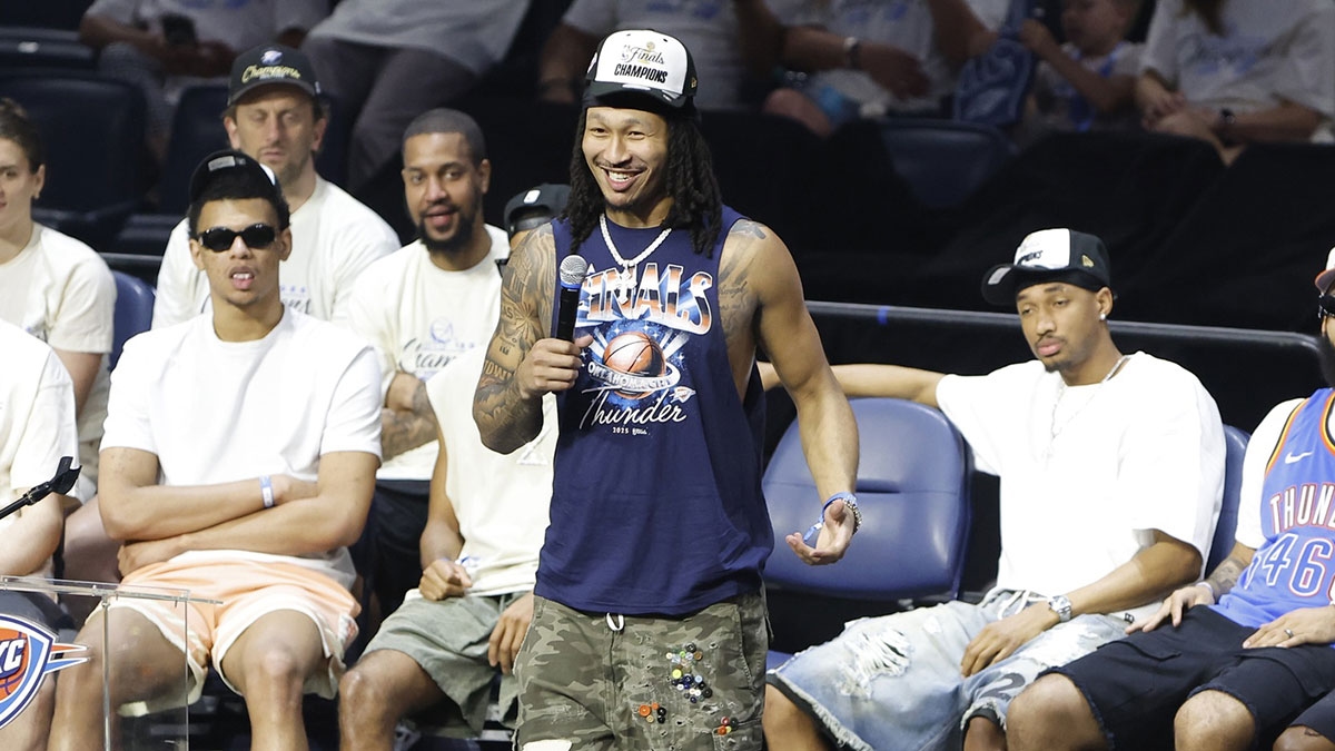Jaylin Williams sends Thunder fans into a frenzy with NSFW parade message