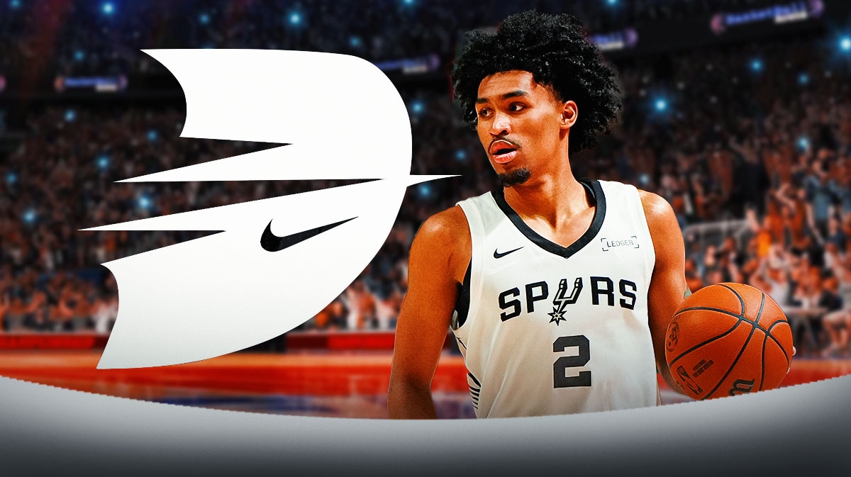 Spurs' Dylan Harper flaunts new Nike signature logo