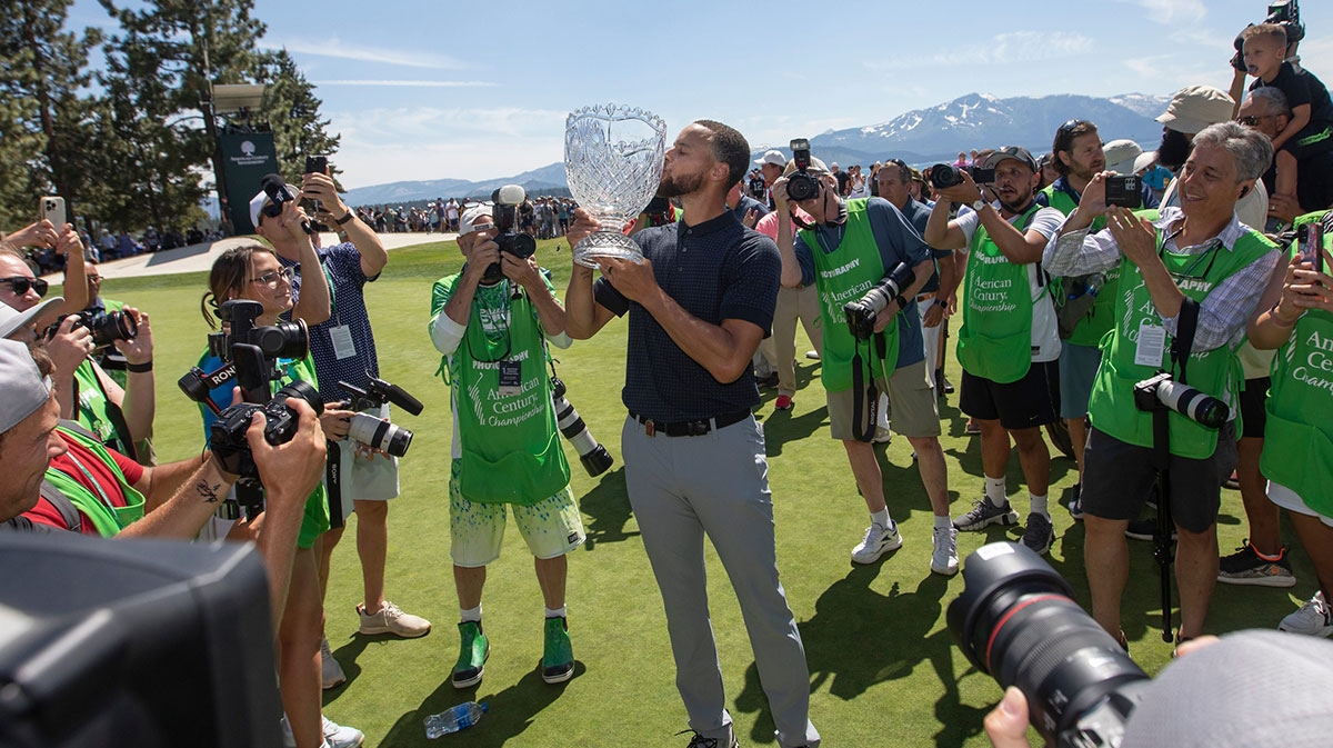 Warriors' Stephen Curry shades Charles Barkley to answer LeBron golf question