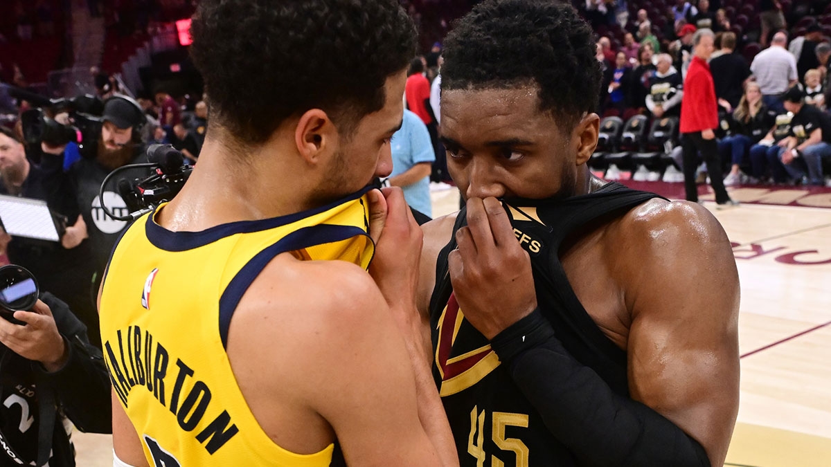 Cavaliers' Donovan Mitchell shares ‘no joke' reaction to Tyrese Haliburton's injury