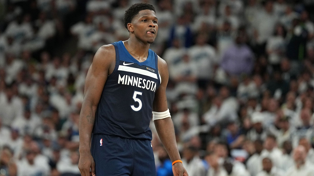 Anthony Edwards' reaction to getting eliminated by Thunder