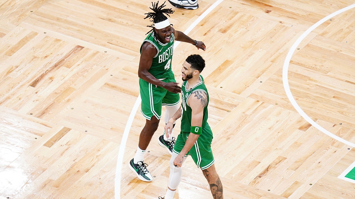 Jayson Tatum breaks silence on Celtics' Jrue Holiday, Kristaps Porzingis trades