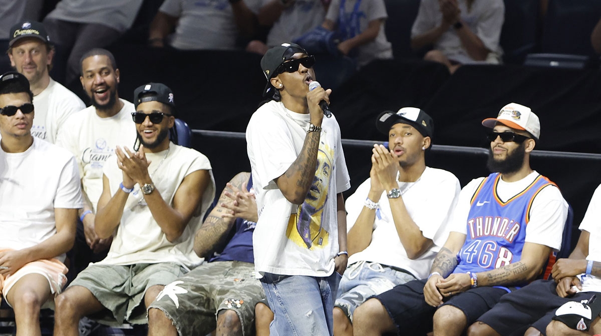 Thunder star Jalen Williams' emotional message to fans at parade