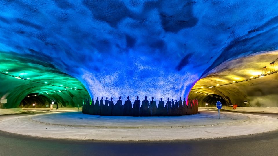 These undersea tunnels connect remote islands halfway between Iceland and Scotland