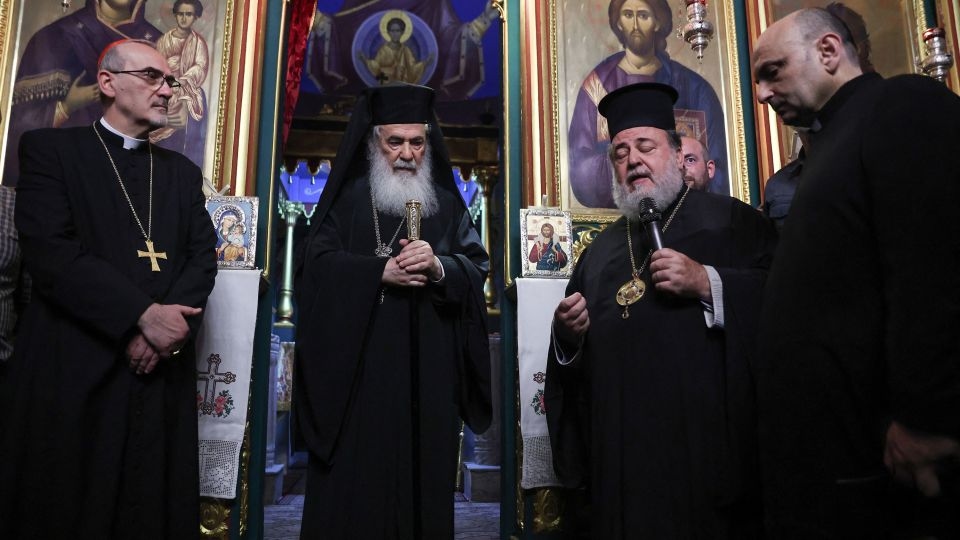 Christian leaders make rare visit to Gaza following deadly Israeli church attack