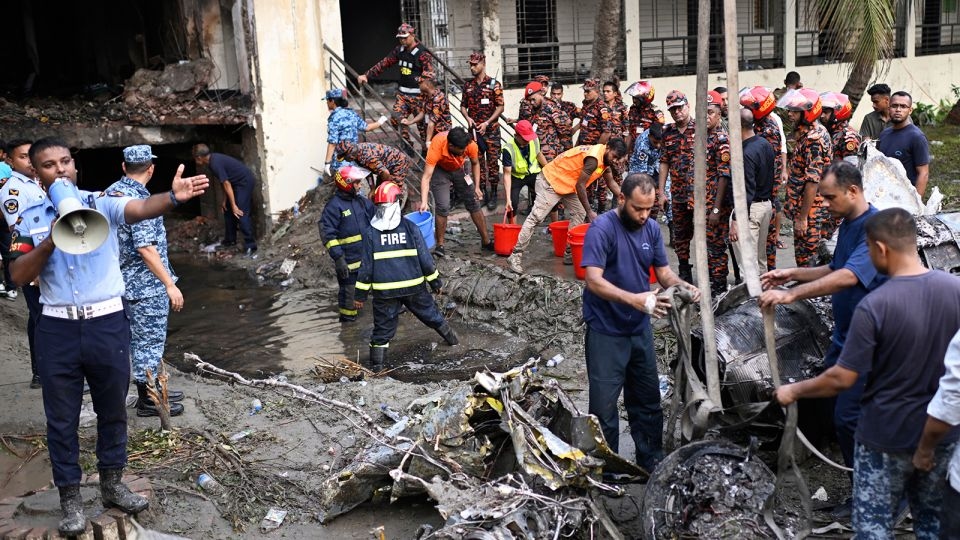 Distraught students demand answers after plane crash turned Bangladesh school into ‘death trap'