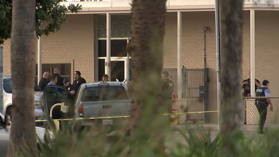 Officer shot and man with rifle killed after exchange of fire at Border Patrol facility in Texas