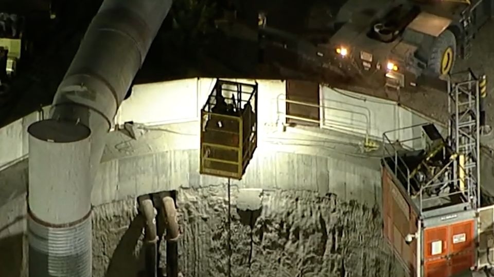 31 workers rescued after partial tunnel collapse in Los Angeles, officials say