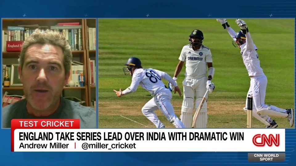 England take 2-1 series lead over India with thrilling win while Australia bowl out West Indies for 27 to complete sweep