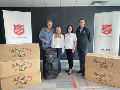 Local Charity Donates 400 Roller Bags to The Salvation Army