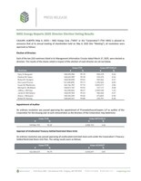 MEG Energy Reports 2025 Director Election Voting Results