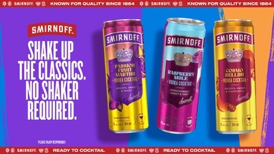 Smirnoff Releases Bold New Ready-to-Drink Cocktails Across Canada