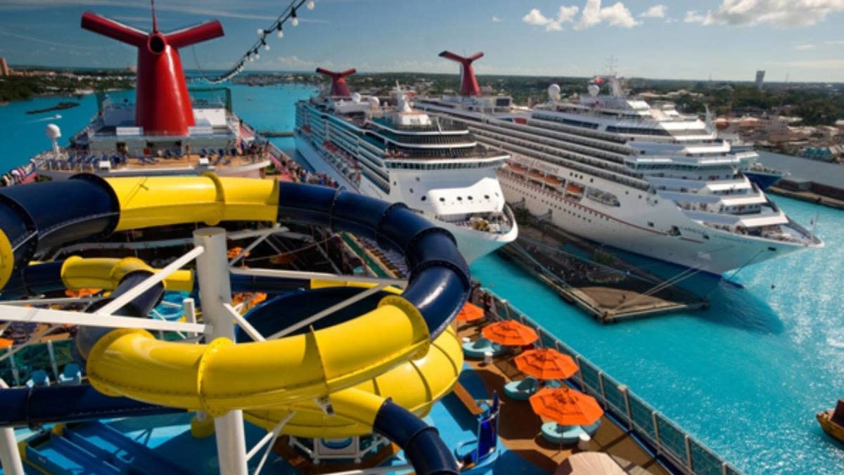 Huge fire threatens Nassau cruise port; Norwegian upgrading ships