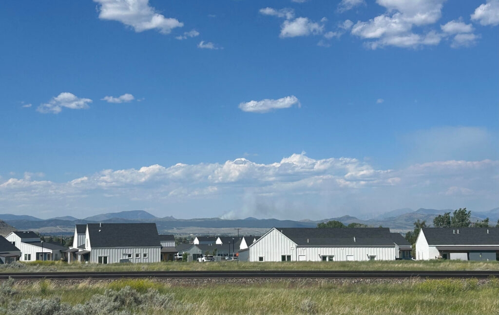 Hilger Valley Fire burning north of Helena