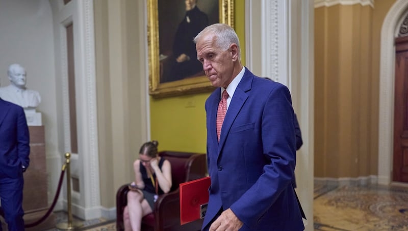 Senate Republican says he won't run for reelection after clash with Trump