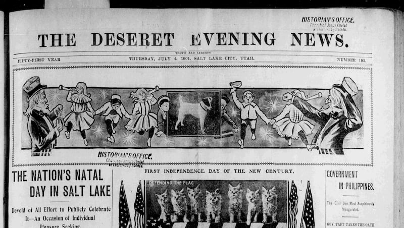 Deseret News archives +: Celebrating July Fourth through the years