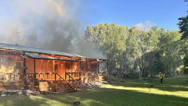 Home destroyed by human-caused wildfire in Duchesne County, officials say