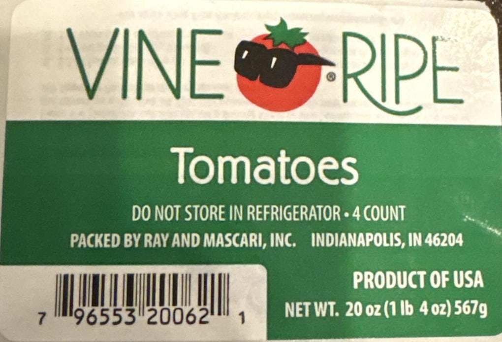 Packaged tomatoes sold in Michigan and other states recalled over salmonella concerns