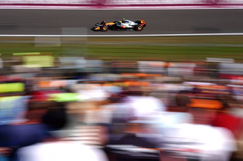 Norris tops second practice for British home GP