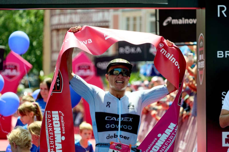 Defending champion Blummentfelt wins Ironman in Frankfurt