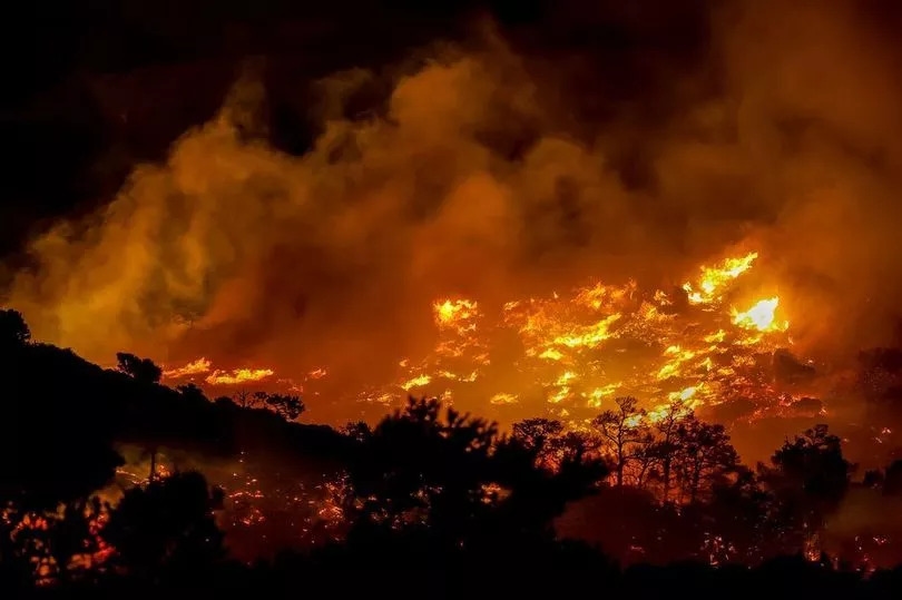 Greek spot popular with Edinburgh tourists sees mass evacuations after wildfire