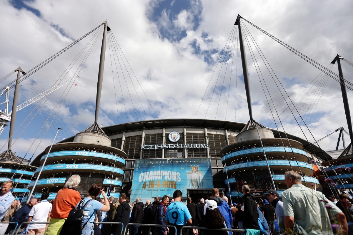 The starting lineups are in for Manchester City's clash with Salford City