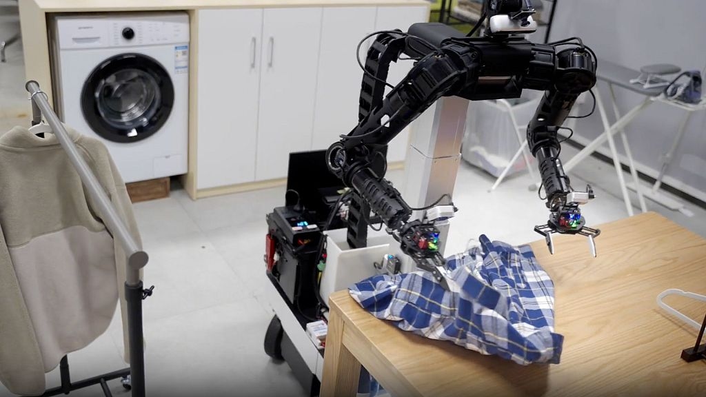 This robot system by TikTok parent ByteDance can fold clothes and clear your table thanks to AI