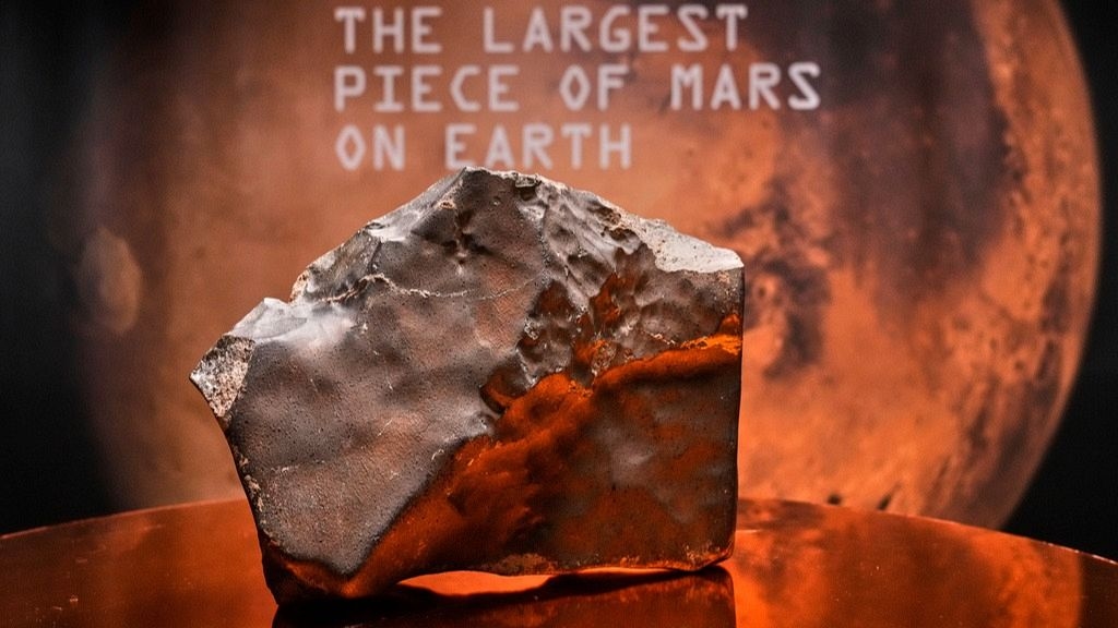 The biggest piece of Mars on Earth is being auctioned off in New York