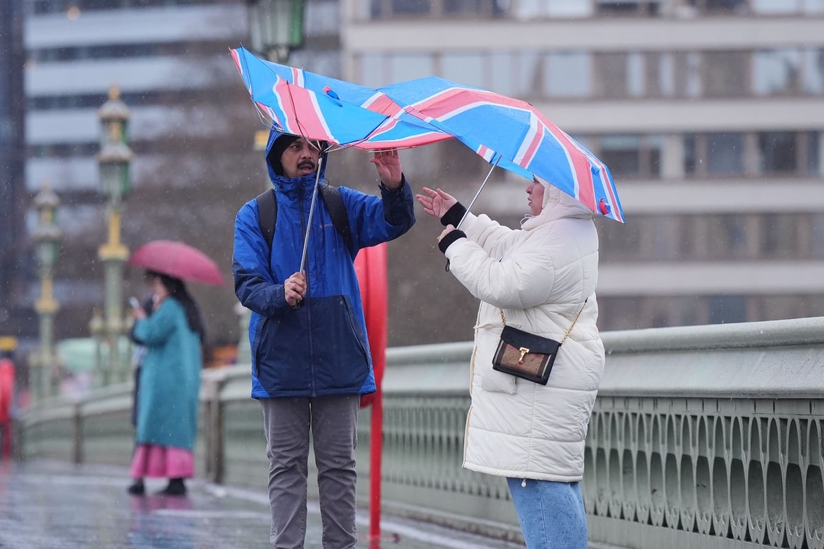 London weather latest: Wind alerts for capital as Storm Herminia brings 83mph gusts to UK