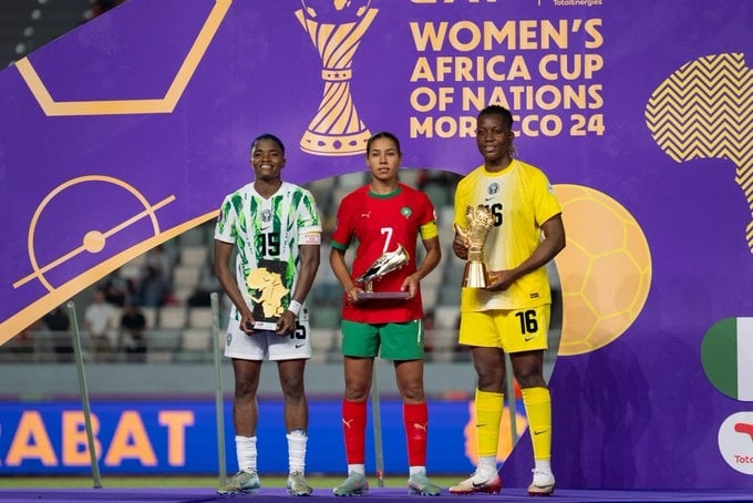 Chiamaka Nnadozie: Best goalkeeper of the 2024 Women's AFCON