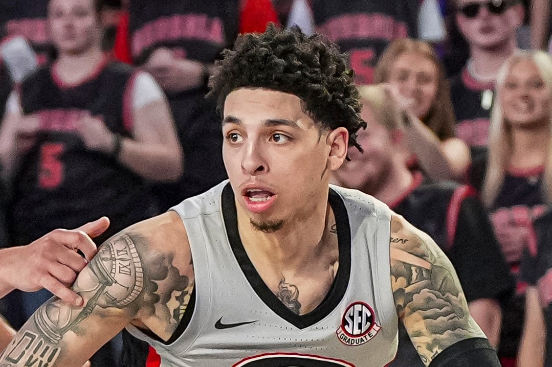 Georgia player's backwards shorts perfectly summed up the Bulldogs' March woes