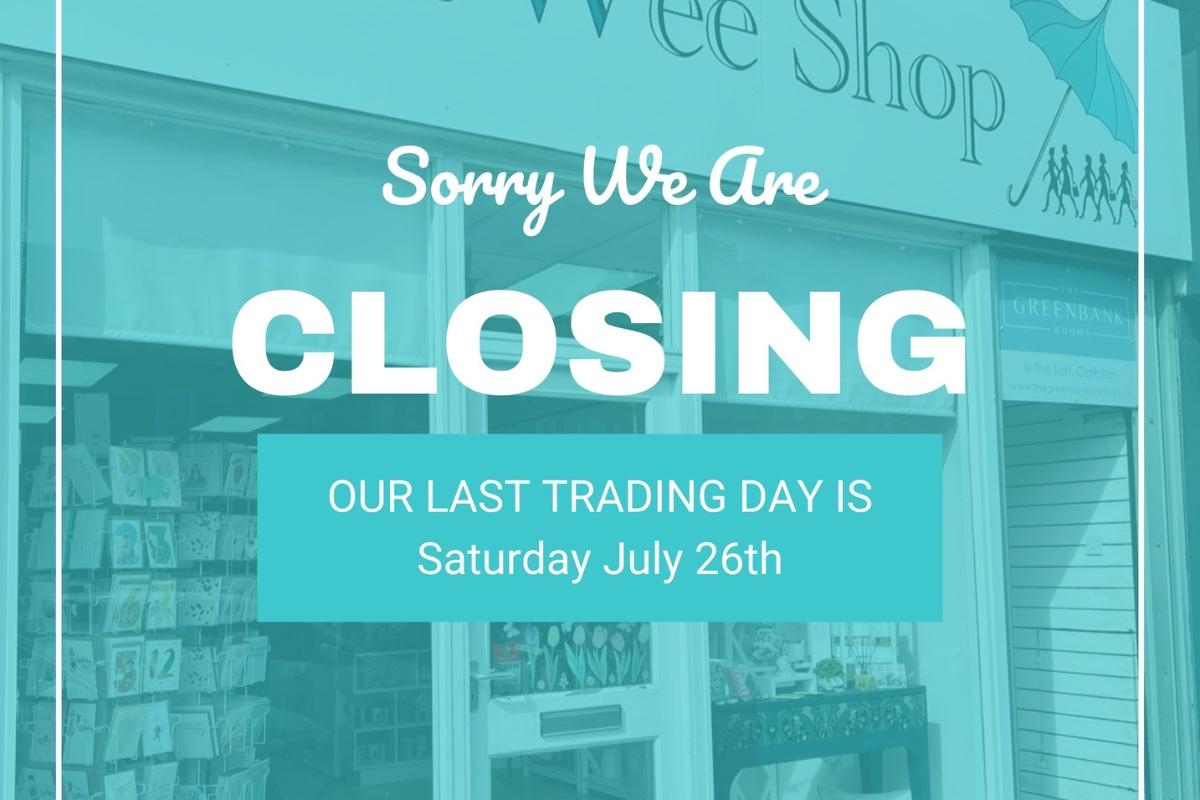 'Such sad news': Popular shop near Glasgow announces shock closure after two years