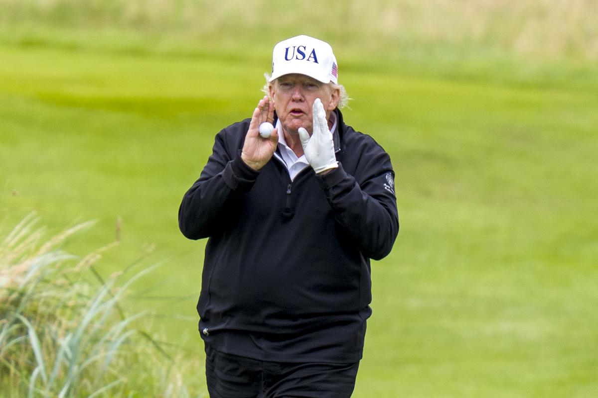 Young man arrested at Prestwick Airport after Trump's arrival