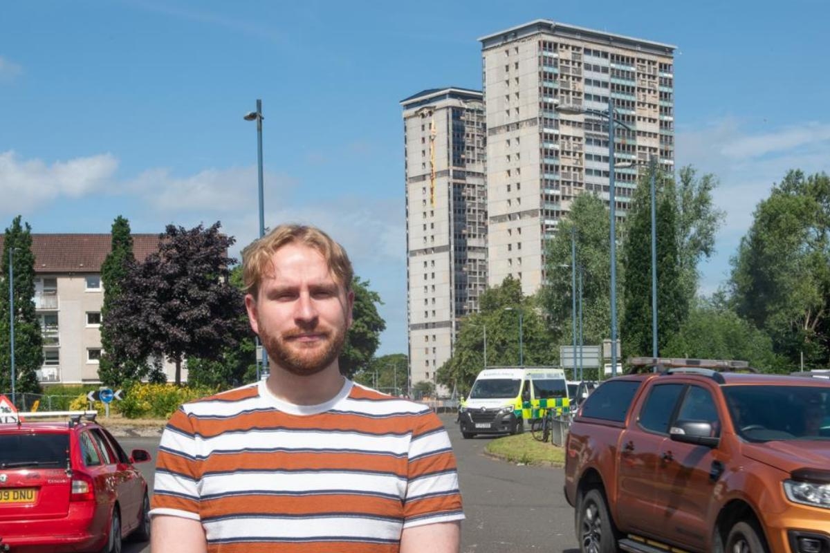 I saw the demolition of Gorbal's Caledonia Road flats - I heard great stories