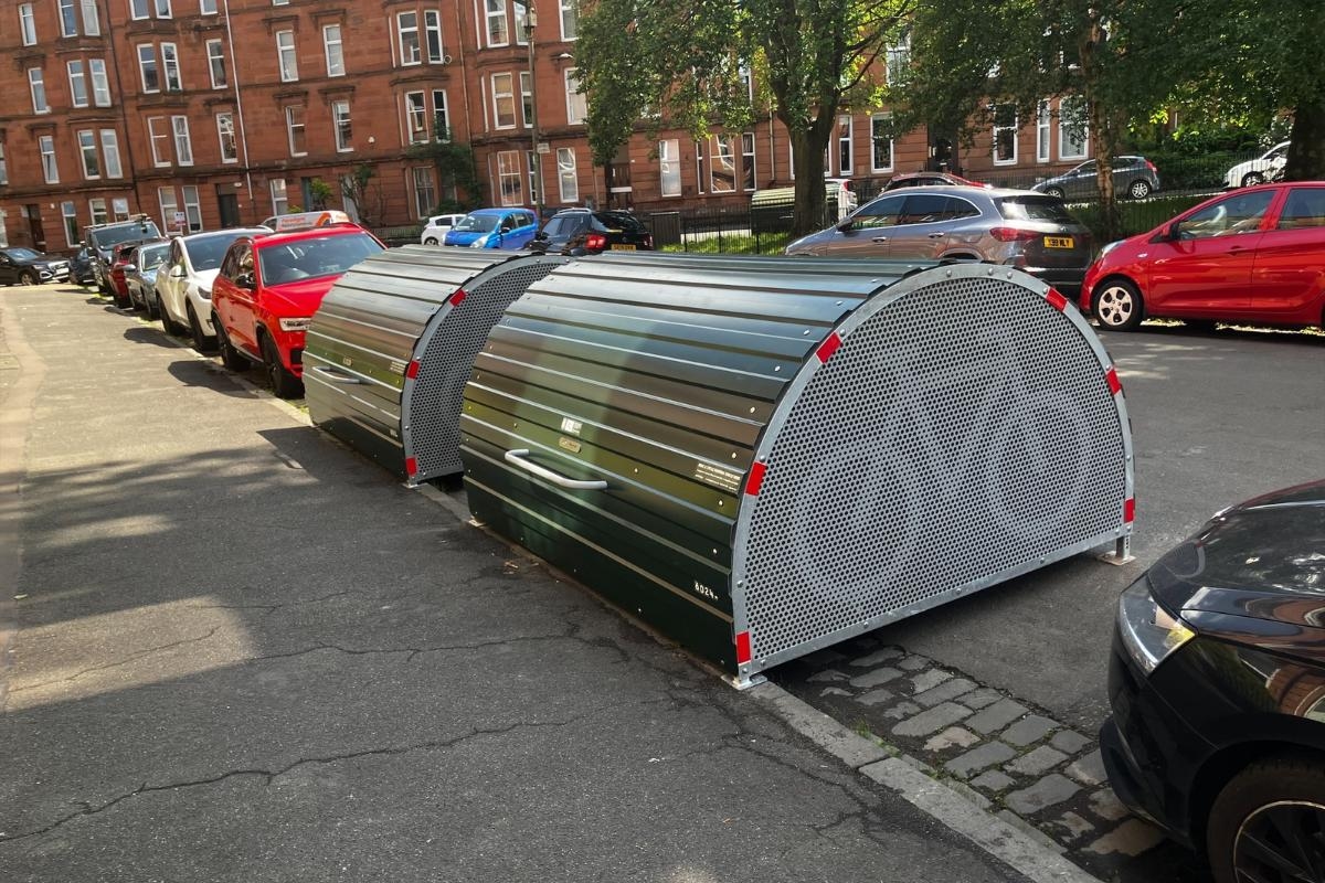 Glasgow to add 720 new on-street bike storage spaces amid 'strong demand'
