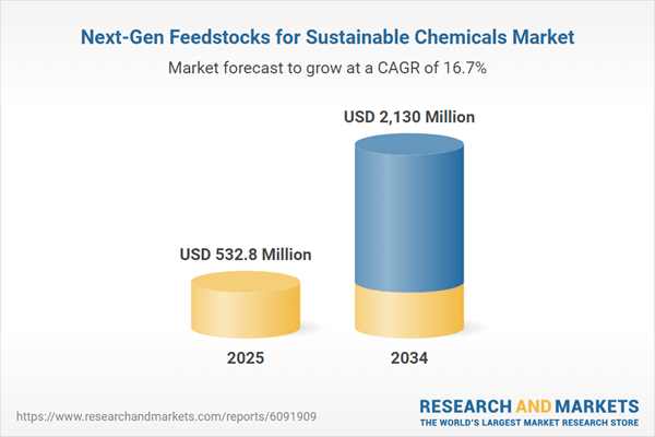 Next-Gen Feedstocks for Sustainable Chemicals Market Analysis Report 2025-2034