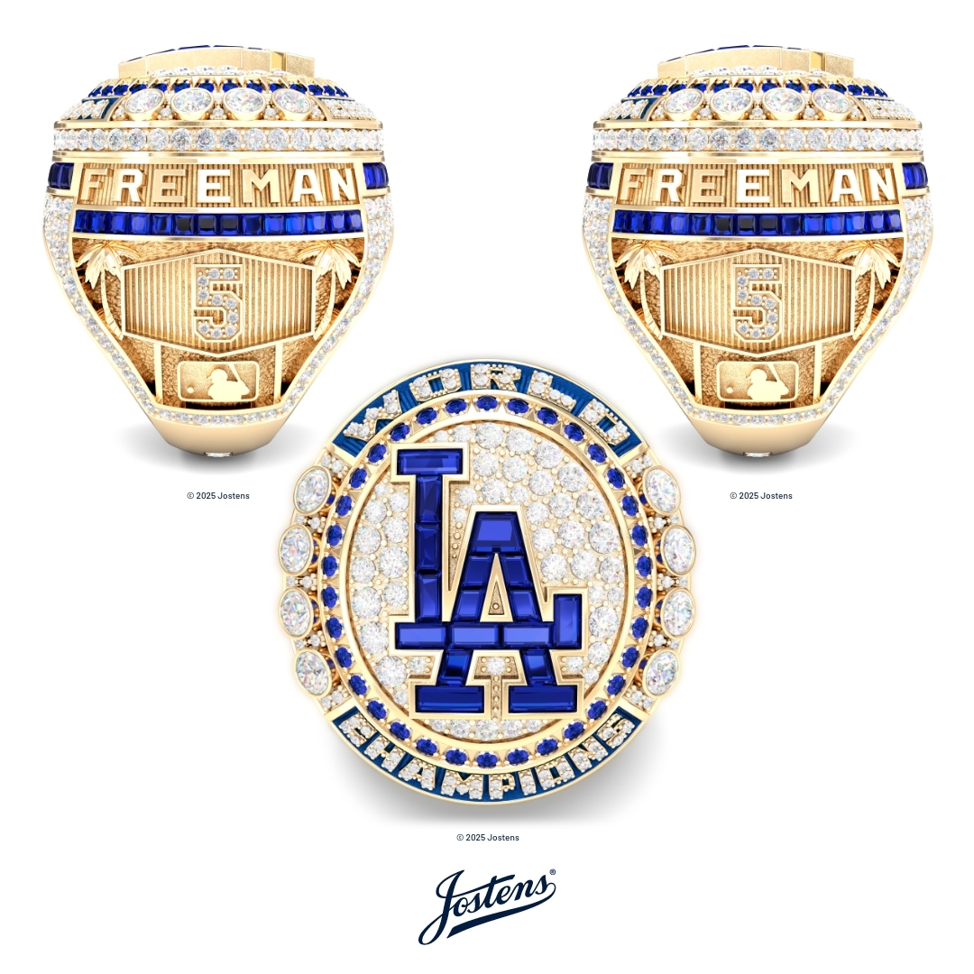 Jostens Honors the Los Angeles Dodgers and their Eighth World Series Victory with a Spectacular Ring