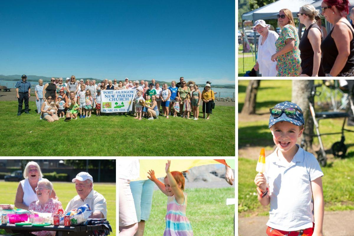 PICTURES: Picnic in the park hailed huge success for Port Glasgow New Parish Church