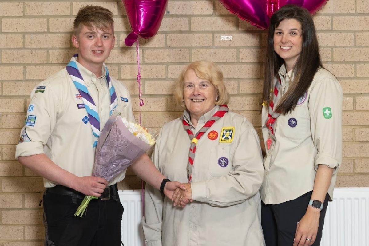 Gourock Beaver leader marks four decades of volunteering with her group