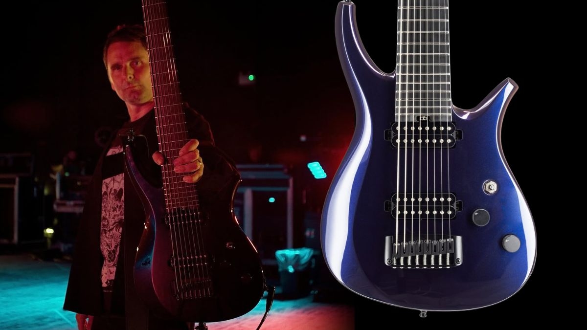 Matt Bellamy channels his inner Meshuggah with a wild new 8-string Manson model