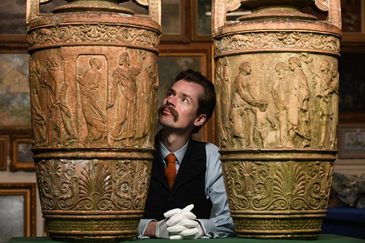 Vases thought to be by Alexander 'Greek' Thomson heading to auction