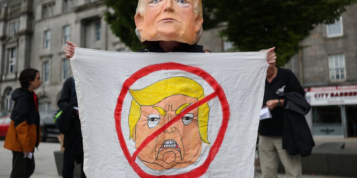 Scots Do Not Hold Back While Showing Trump How They Really Feel About The President's Visit