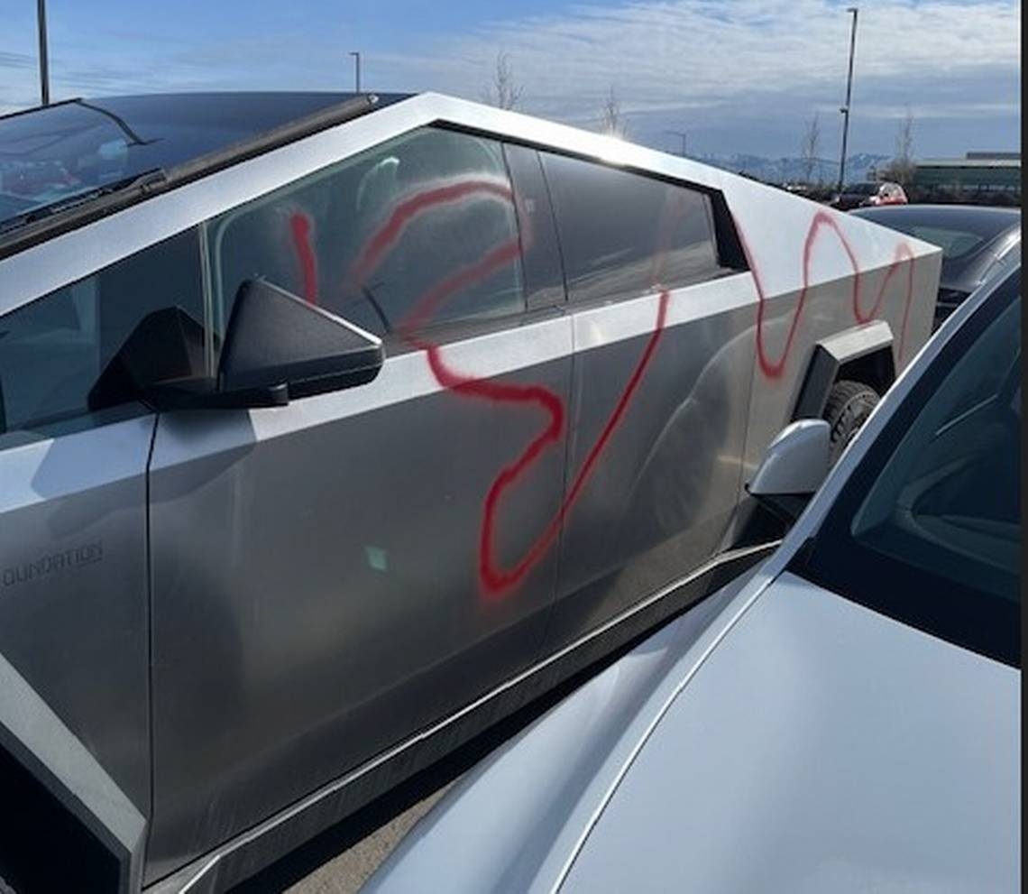 Meridian police investigating after Tesla dealership vandalized. FBI notified