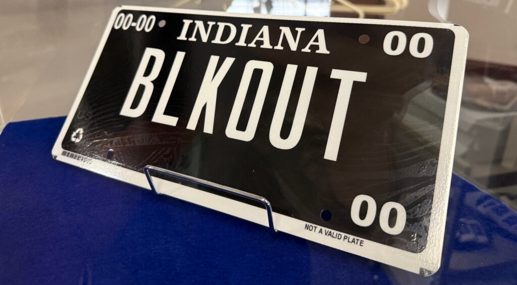 Indiana BMV unveils new ‘blackout' license plates, available starting August