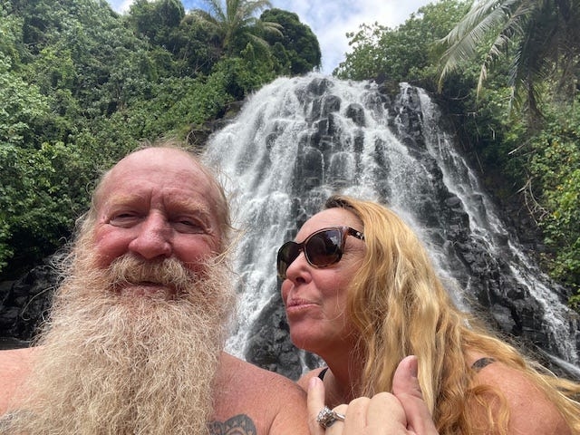 In our 50s, we moved to a remote Pacific island. We know we'll need better healthcare someday, but for now, it's paradise.