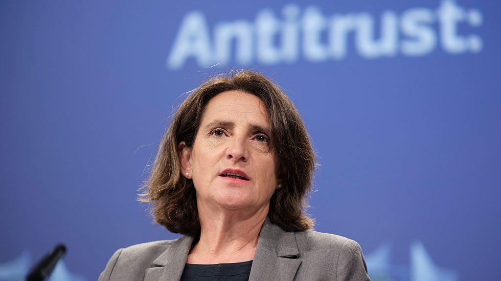 EU competition chief says tech rules off the table in US trade talks