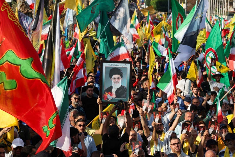 Hezbollah stages parade in central Beirut, rattling and outraging Lebanese citizens