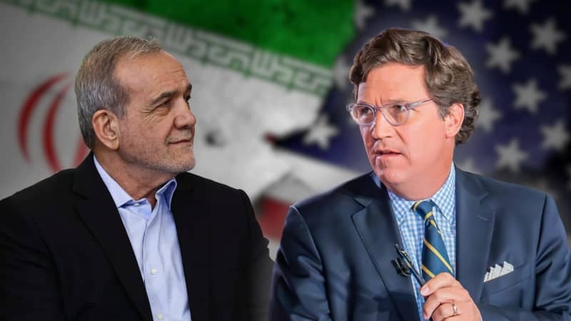 Tucker Carlson to interview Iran's President Masoud Pezeshkian after war with Israel