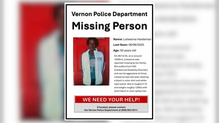 Vernon Police Department seeks community's help for missing woman
